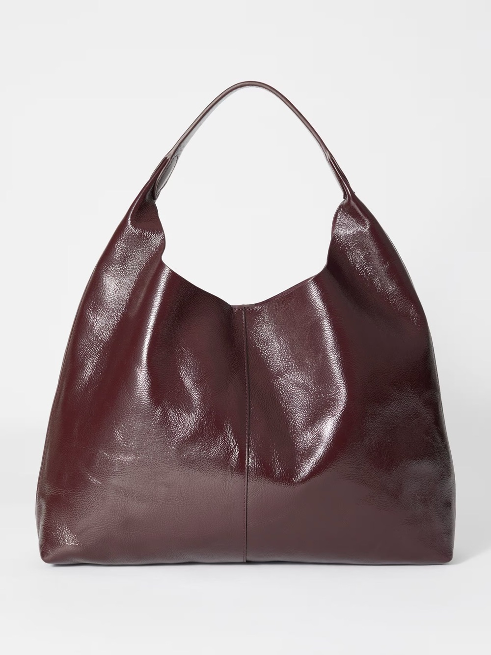 *On sale until 5/19* 
& Other Stories Large Patent-leather Tote Bag - Burgundy